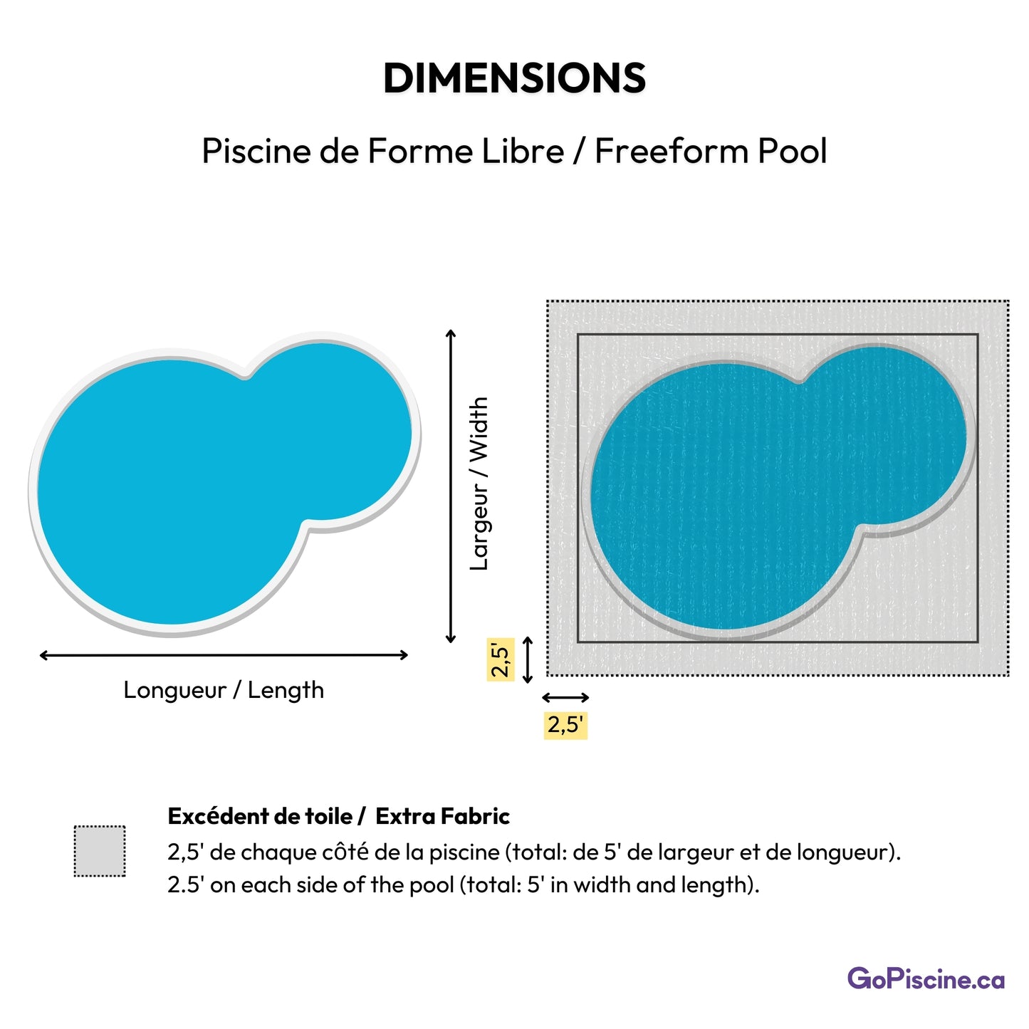 Filet Mesh pour Piscine Creusée