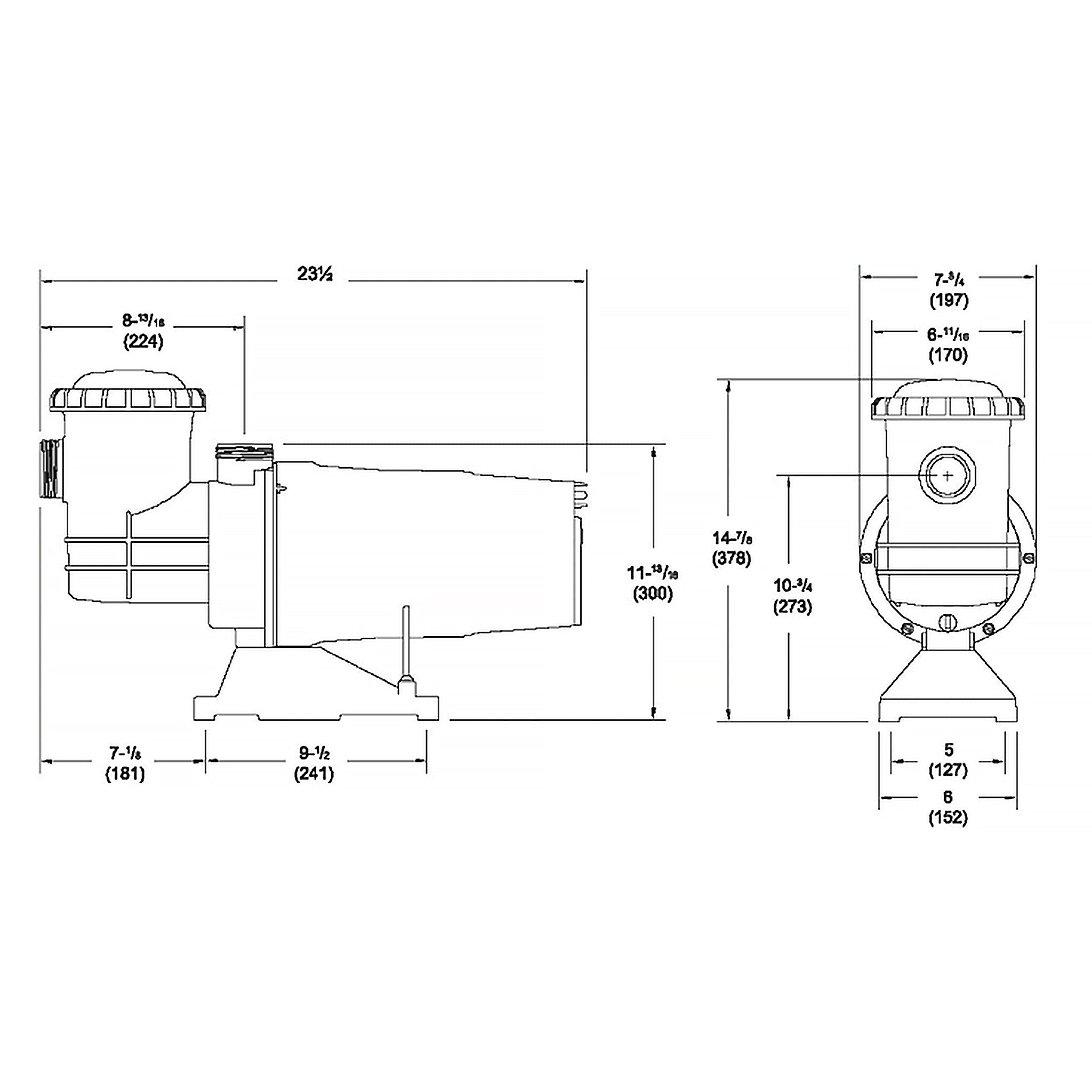 Carvin Maxi 1.5 HP Pump for Above-Ground Pools