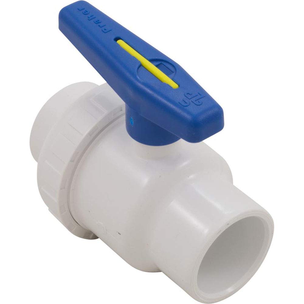 Praher 2-way PVC 1.5'' ball valves (female bonded x female bonded)