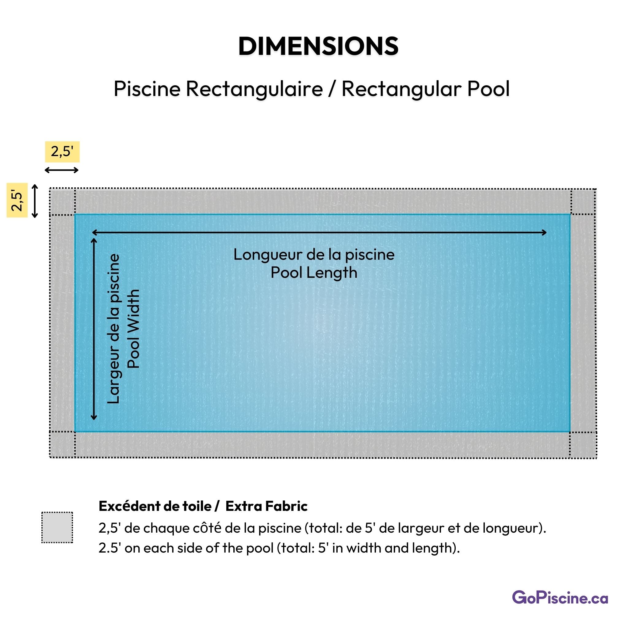 Filet Mesh pour Piscine Creusée