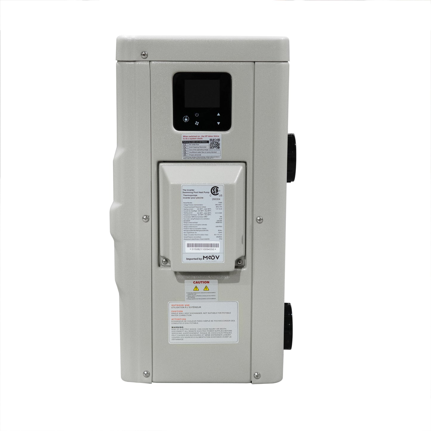 Thermopompe MOOV Inverter 65 000 BTU à Vitesse Variable