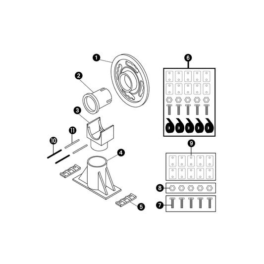 Fasteners (2/pkg) for ACM133